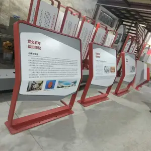 景区总平面标识牌 景观小品 道路分流指示牌 金属材质