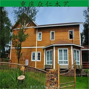 泸州景区防腐木休闲小木屋 实木景观木屋设计安装 众仁木艺