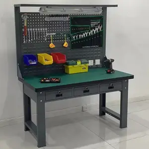 变压器组装线工作台 测试工作桌 钢板桌面 承重大