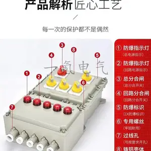 ExdIIBT4 Gb防爆配电箱非标 铸铝合金碳钢照明动力控制箱IP54IP65等级