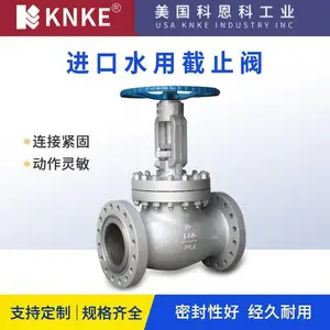 进口水用截止阀 密封好寿命长 美国KNKE科恩科品牌