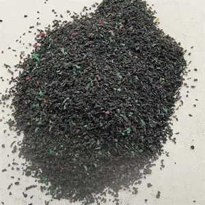 比赛场地各类球场塑胶跑道用橡胶颗粒1-6毫米防滑地面用橡胶粉