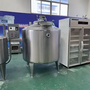 泰昌机械巴氏杀菌罐厂家 304 不锈钢全自动鲜奶羊奶杀菌冷却一体机奶吧专用可定制