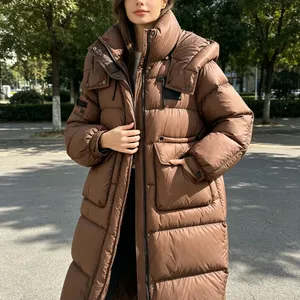雪佳乐时尚加厚专柜女装鹅绒服 女装直播羽绒服便宜供应链 大码专柜羽绒服外套