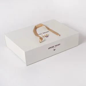 厂家定制创意折叠盒 服装礼品精品包装盒