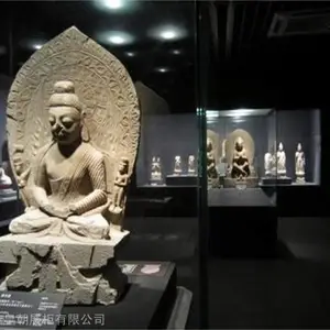 陈列馆恒温恒湿展柜/低反射玻璃文物展柜