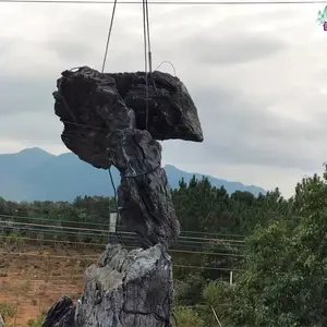 北海英石产地批发/大英石园林景观石/英石的假山设计案例