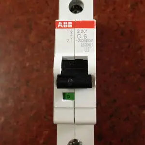 ABBС�Ͷ�·��SH201-B6 ΢�Ϳ�������380V ˫��˫��6kA/D��