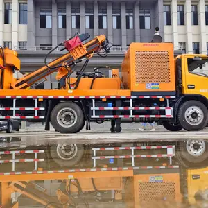 车载式公路护栏打桩机 道路防撞护栏抢修车