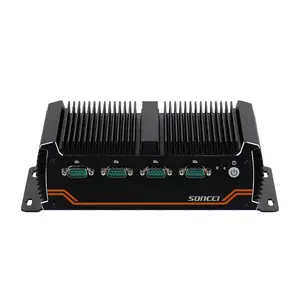 索奇soncci SCI-S4080双网口4串口无风扇嵌入式工控机 i5-4300U i7-4600U工业电脑RS485双显示云终端工业自助化