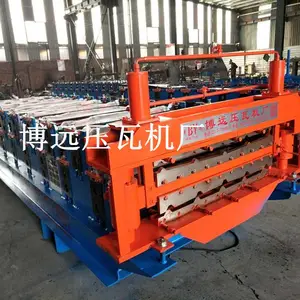 墙面瓦、屋面瓦914型全自动压瓦机A出口双层压瓦机彩钢瓦设备