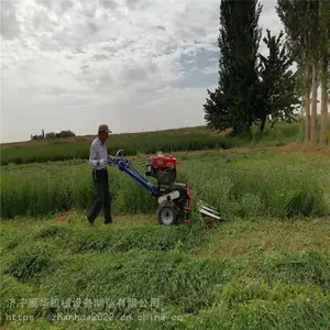 高丹草微型放片机 曲阜小型收割机厂 往右边传送收割机