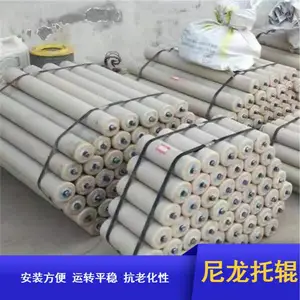 皮带机传送尼龙托辊 防水防尘聚氨酯缓冲导向轮