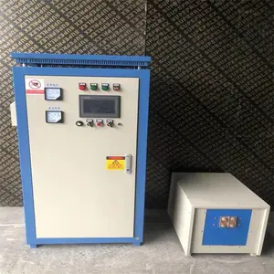 铁路机械配件加热 铁路扒渣机捣镐硬质合金焊接选顾鑫高频炉
