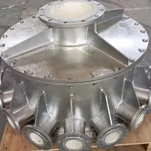 陶瓷贴片耐磨分流器 钢衬陶瓷贴片管道 电厂用陶瓷贴片管道