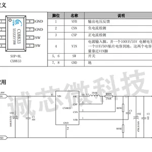 ��о΢CX8833��ѹDC/DC��ԴоƬ��ѹ30V 3.1A