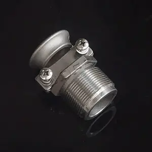 A4型M42*2矿用防爆车辆控制箱不锈钢压板式喇叭嘴堵头套直通节
