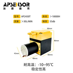 工业微型气泵AP2430T大流量无刷隔膜气泵TGA-3OSN24BL