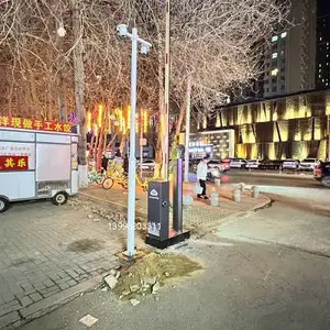 朝阳高清车牌识别摄像机配套道闸杆