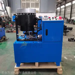 博润冠供应缩管机 建筑架子骨架钢管缩管机扣管机