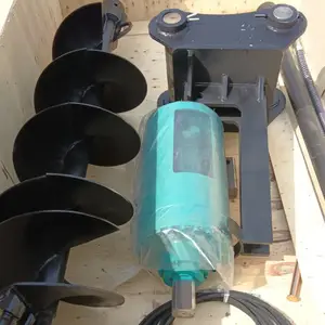 挖机加装螺旋钻 旋挖钻 圆孔方孔打桩机 深度直径可定制 山东中具
