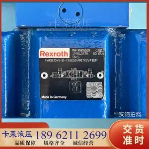 Rexroth力士乐比例方向阀R900765029 4WRZE10W6-85-7X6EG24N9ETK31A1D3M