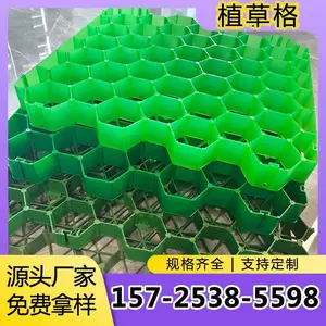 万力德供应HDPE塑料植草格 园林绿化停车场用草坪格护坡 植草格定制厂家