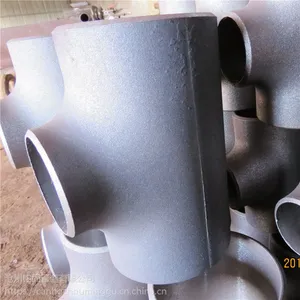 现货供应GB/T12459合金钢F11 喷砂异径三通133*7