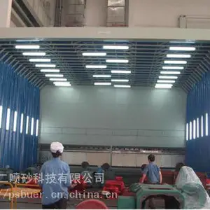 供应青岛***伸缩式喷砂房 20年专业生产厂家,值得信赖