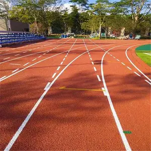 广州操场塑胶跑道 塑胶跑道施工 混合型地面铺装材料
