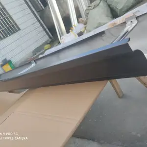 屋檐雨水槽铝合金天沟屋面排水槽彩铝成品沿沟排水管精品装饰檐沟
