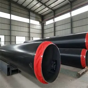 甘肃发泡埋地热力管 铁皮架空管道 天元黑夹克保温钢管 规格齐全