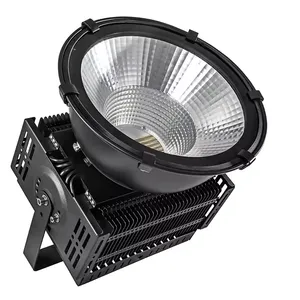 跨境供应500w户外工地led塔吊灯 800w鳍片散热防水足球场码头探照灯高杆投光灯