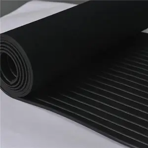 黑色宽条纹橡胶板 用于走廊门厅 防滑耐磨 规格齐全