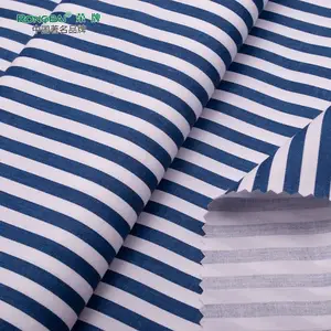 C40/13372#0.5CM蓝白条 印花 医护面料 医用面料 病员服 病号服