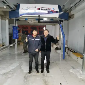 镭豹360锐意型洗车机在山东省曲阜市中通石化加油站安装完成交付使用