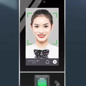 人脸识别门禁考勤机指纹刷卡密码一体机