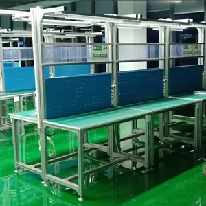 定做流水线测试防静电铝合金工作台 实验室实训台 可上门组装