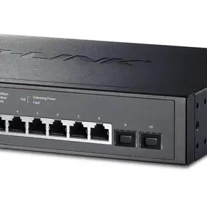 TP-LINK TL-SG3210PE全千兆网管PoE交换机8口千兆+2个SFP二层VLAN