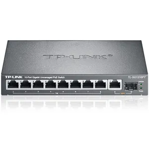 普联TP-LINK TL-SG1210PT 千兆以太网PoE交换机酒店AP监控PoE供电