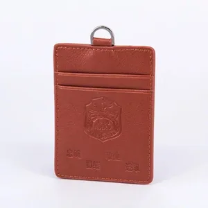 西安皮具加工厂家 办公皮夹卡包印字 证件夹定做