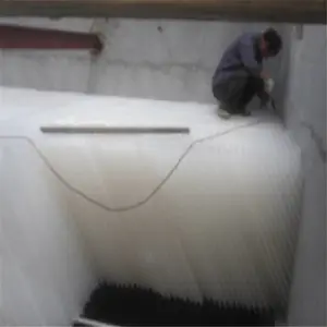 水处理斜管沉淀池安装PP聚丙烯蜂窝斜管填料规格齐全 欢迎选购 荣茂