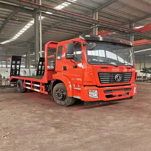 厂家直销东风锦程平板运输车 环保清单都以下发 锦程国六单桥平板运输车厂家