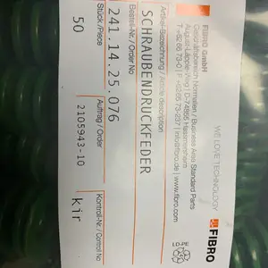 供应 德国FIBRO 弹簧 241.14.25.076
