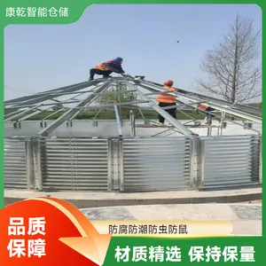康亁 粮库粮食处理中心用5000到15000吨粮食钢板仓 自动温控