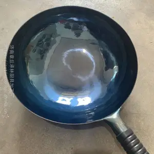 章丘手工锻打铁锅价格正宗章丘铁锅厂家章丘古法精铁锅