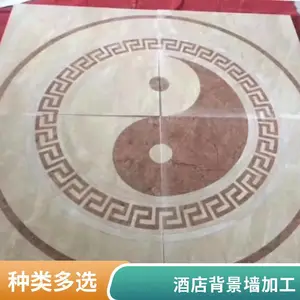 深圳厂大理石水切割 数控水刀拼花 石材背景墙 加工定制 切缝小