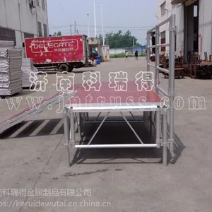铝合金桁架舞台架子雷亚钢铁truss绗架t台婚庆折叠舞台龙门灯光架济南厂家直销