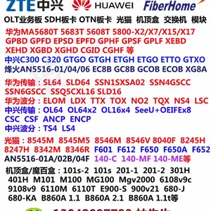 回收中兴ETGO,GTGO处理板,求购中兴光纤设备