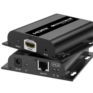 高清HDMI双绞线传输器120米1对多路分配级联带IR